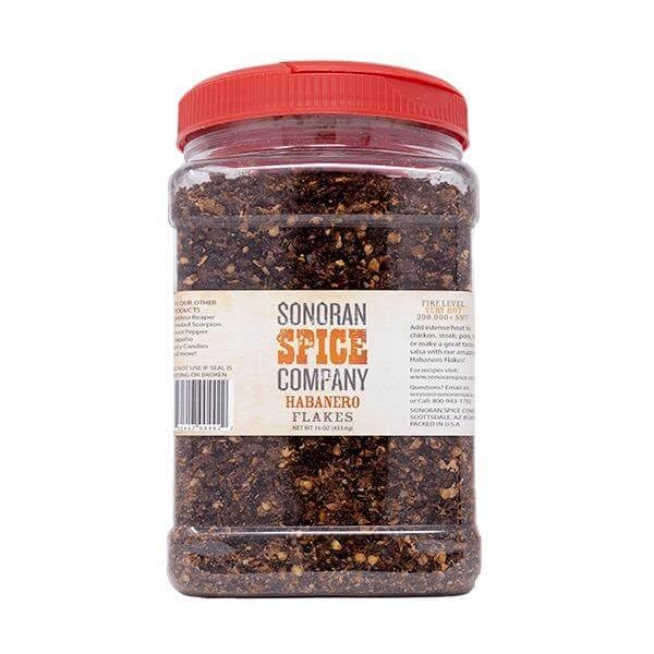 Red Habanero Pepper Flakes (16 Oz)