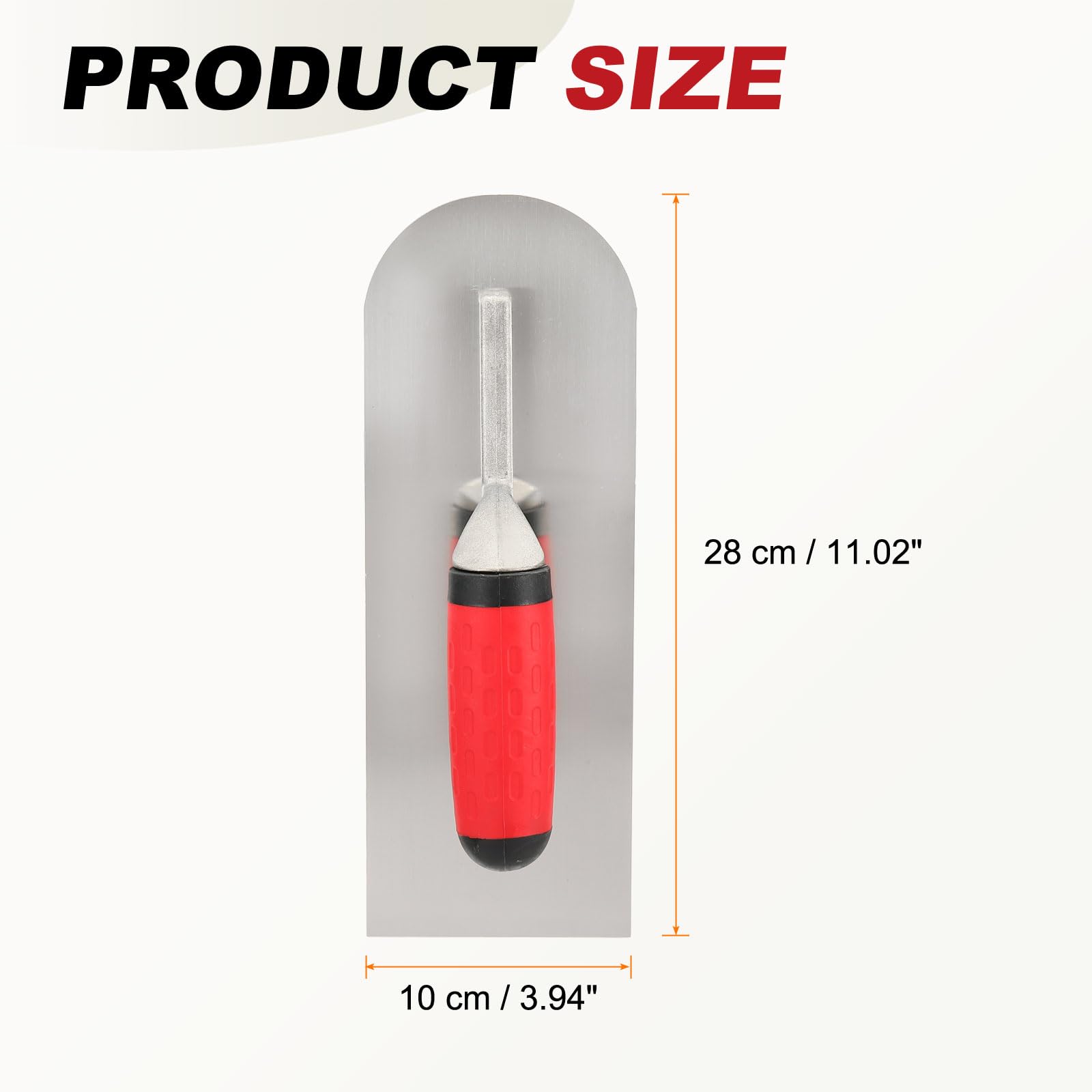 QUARKZMAN 2 PCS Llana Redonda Para Drywall 11" X 4" Llana De Acabado