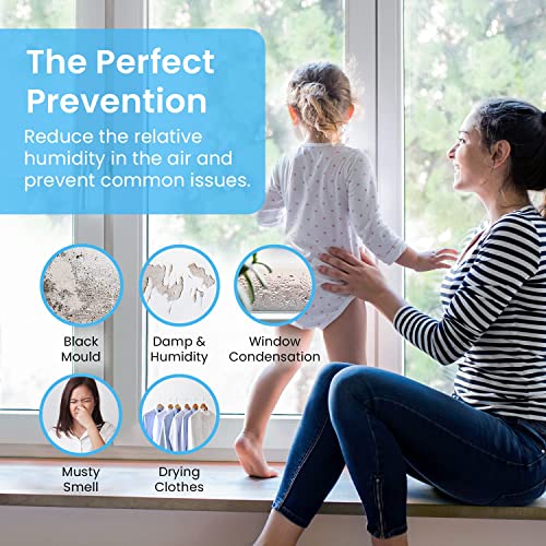 Pro Breeze Dehumidifier 500ml Compact and Portable Mini Air Dehumidifier for Damp, Mould, Moisture in Home, Kitchen, Bedroom, Caravan, Office, Garage, Bathroom, Basement - Image 4