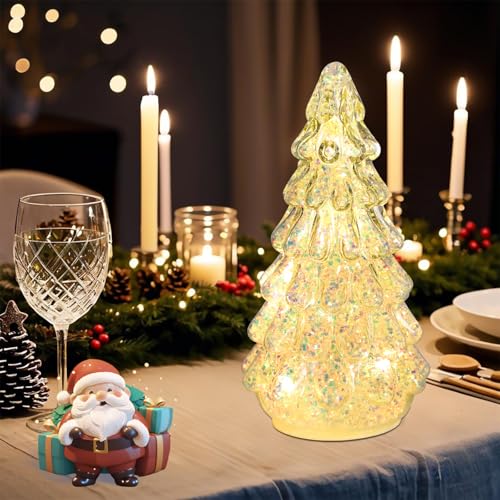 MUMTOP-81-Inch-Glass-Christmas-Tree-Mercury-Glass-Christmas-Tree-with-LED-Light-and-Timer-Battery-Operated-Tabletop-Xmas-Tree-for-Fireplace-Centerpiece-Mantel-Window-Indoor-Christmas-Home-Decor MUMTOP 81 Inch Glass Christmas Tree Mercury Glass Christmas Tree with LED Light and Timer Battery Operated Tabletop Xmas Tree for Fireplace Centerpiece Mantel Window Indoor Christmas Home Decor