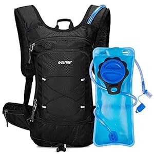G4Free Insulated Hydration Backpack Pack with 2L BPA Free Bladder for Outdoor Running Hiking Cycling Camping