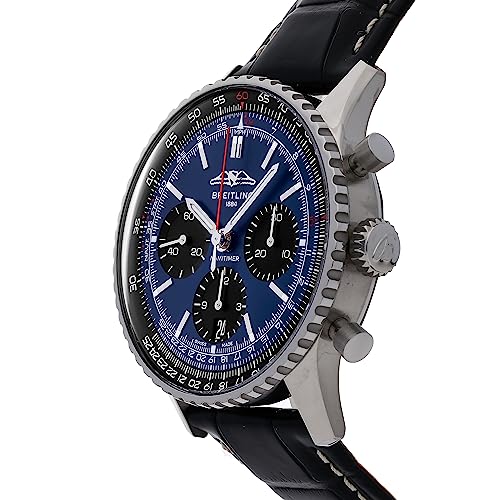 Breitling Navitimer B01 Chronograph Automatic Chronometer Blue Dial Men's Watch AB0139241C1P12