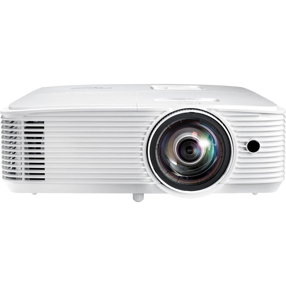 Optoma EH412STx - Proiettore professionale HDR a breve distanza 1080p super luminoso 4.000 lumen Presentazioni aziendali, aule e sale riunioni 15.000 ore di durata della lampada altoparlante portatile