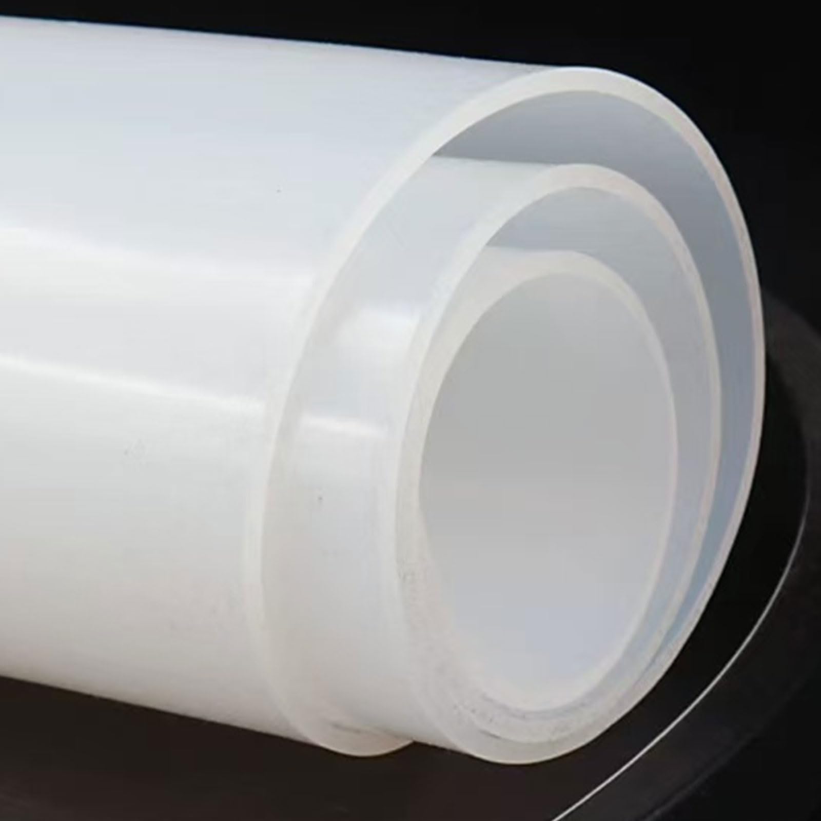 10 Pezzi Foglio in Silicone, Lastra in Gomma Flessibile, Resistente alle Alte Temperature, Impermeabile, Antiscivolo, Grado Alimentare & Industriale, per Guarnizioni e Fai-da-Te,50mm*50mm*4mm