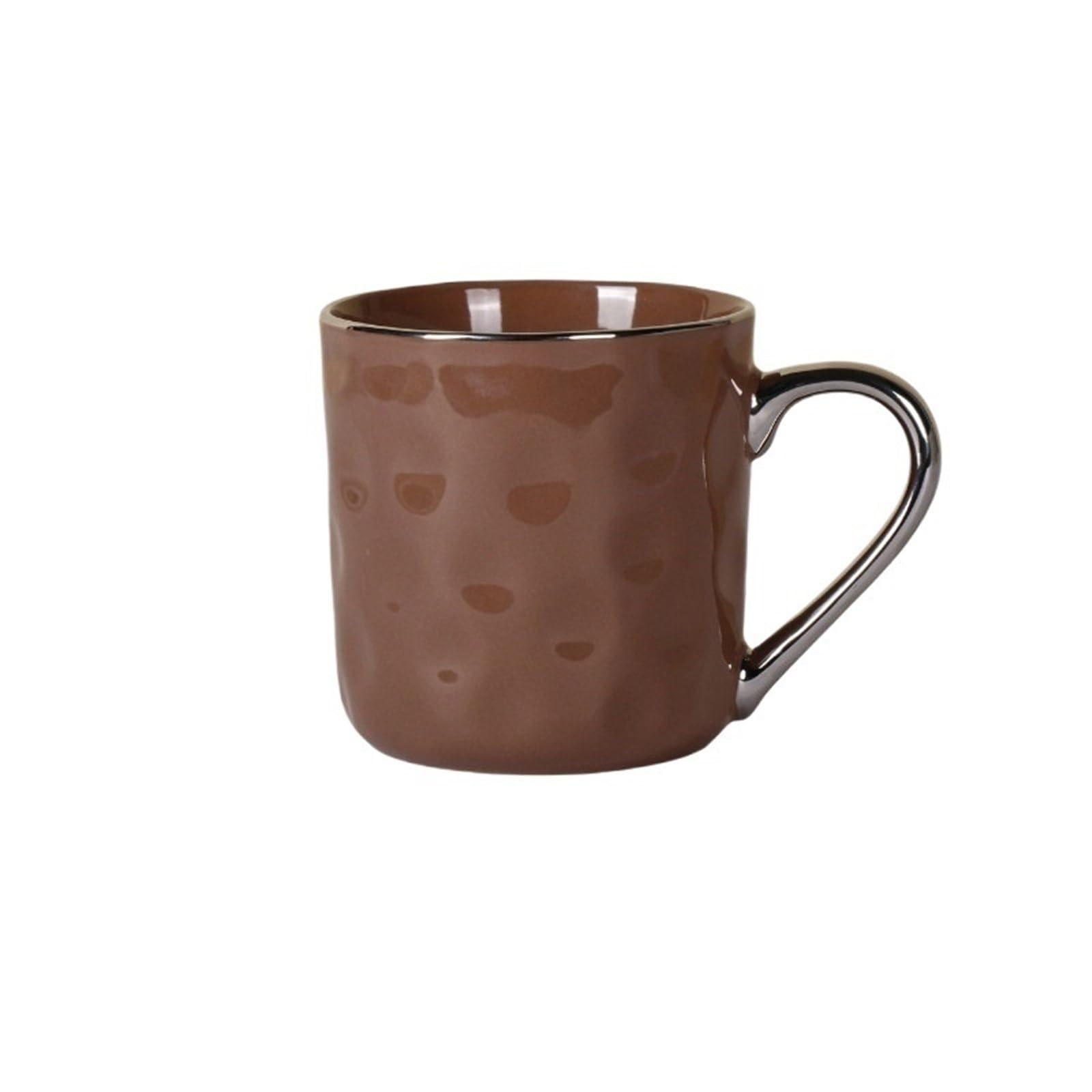 HLHLOP777 Coffee Mugs Large-capacity Ceramic Mug for Home Use with Appearance Coffee Cup(Bruin)