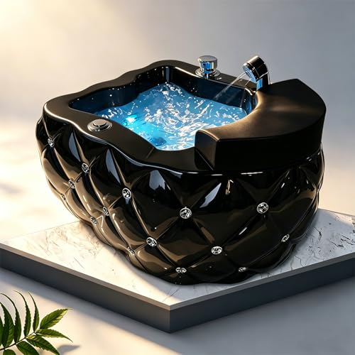 Spa de pies portátil con masaje y luces LED