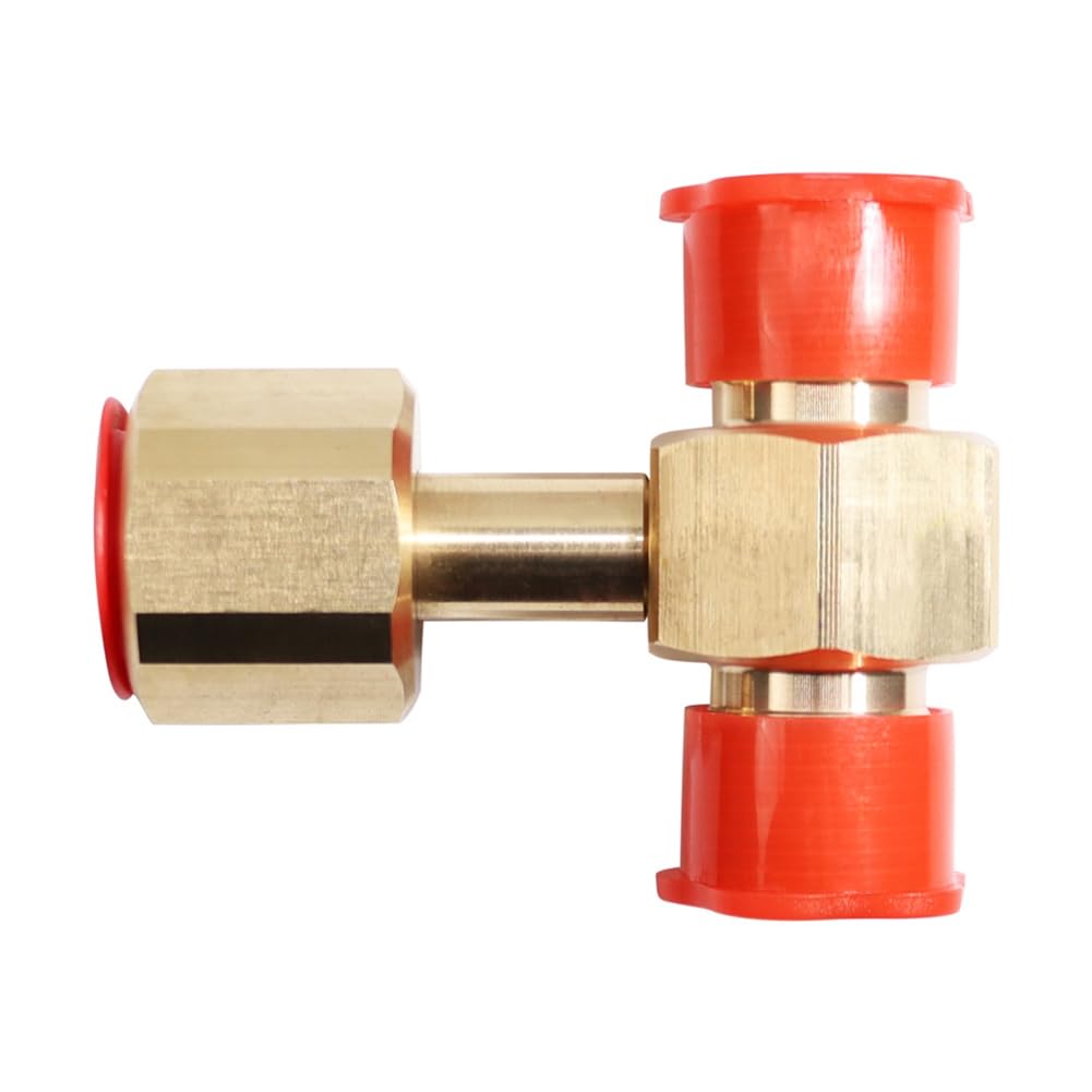 Adattatore per Serbatoio CO2 Bombola di Soda W21.8-14 Convertitore Adattatore Adattatore A T Adattatore A T da 1 A 2 W21.8-14