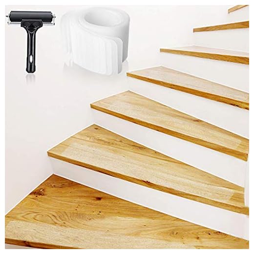 Bojim 15PCS Antiderapant Escalier Autocollant 10 x 60cm, Bande escalier Antidérapante PEVA, Ruban Adhésif de Sécurité Enfants Aînés Bébé Animaux, Intérieur et Extérieur Étanche Antiglisse