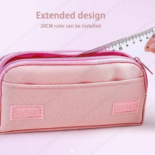 Image of Invite Enterprise Cartoon Theme Pencil Case - 3D EVA Pencil Case Pouch, Multipurpose Zipper Pencil Case for Kids, Pen and Pencil Bag for School Kids, Girls, Stationery Storage Box (Flower)