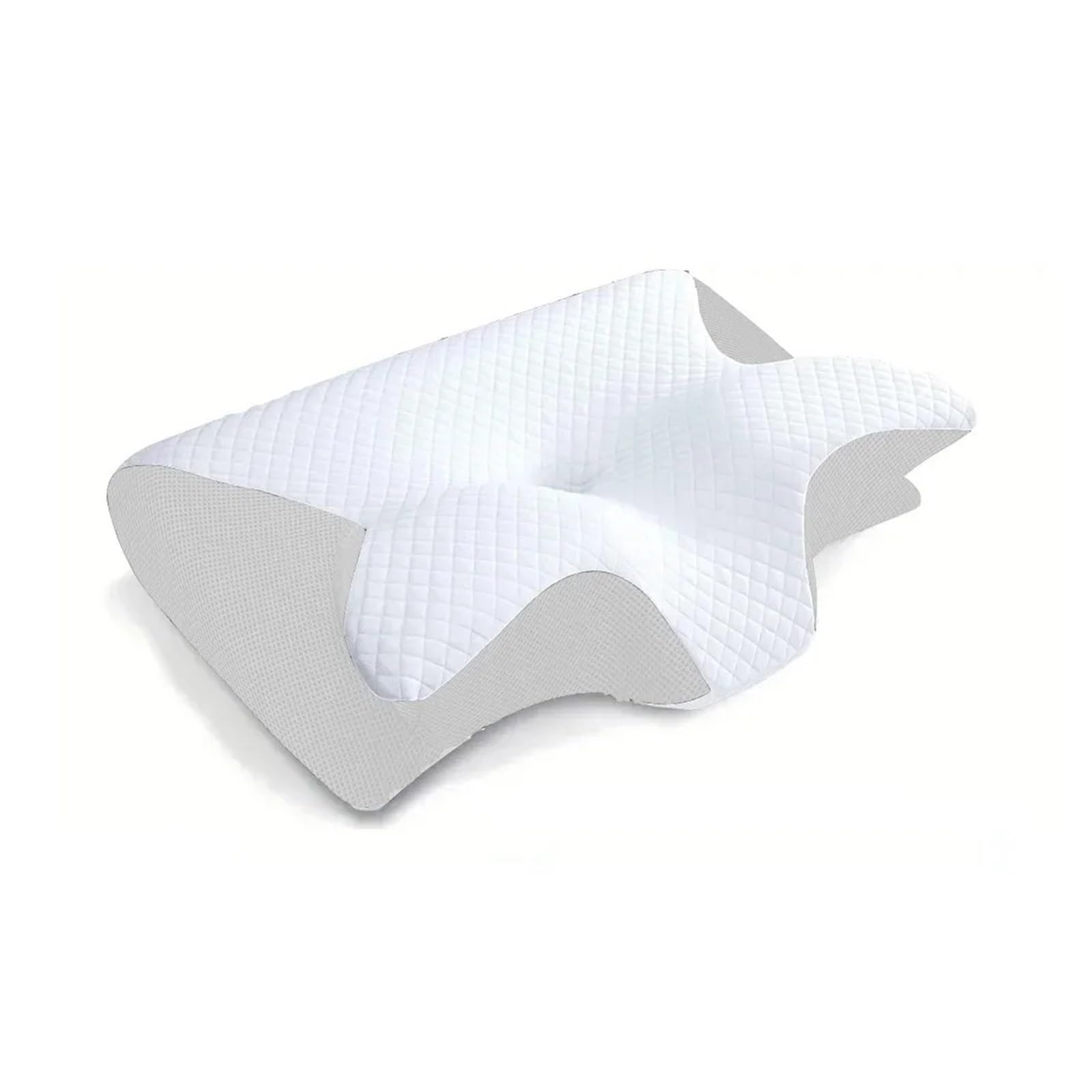 Sleep Memory Pillow Butterfly Foam Neck Pillows White