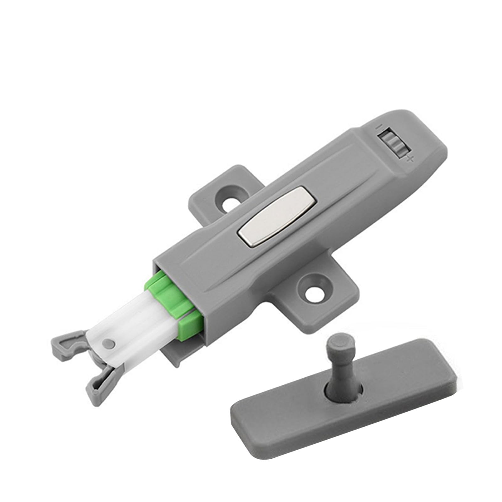 Buxuaaaa Surface Mounted Cabinet Push Open Latches Touch Latches Push To Open Catches Rebounds Locking Device For Cabinet Drawer Rebounds Locking Device