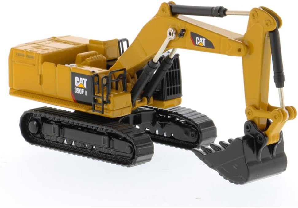 Diecast Masters 1:125 Scale Caterpillar 390F L Hydraulic Excavator | Elite Series Cat Trucks & Construction Equipment Model 85537
