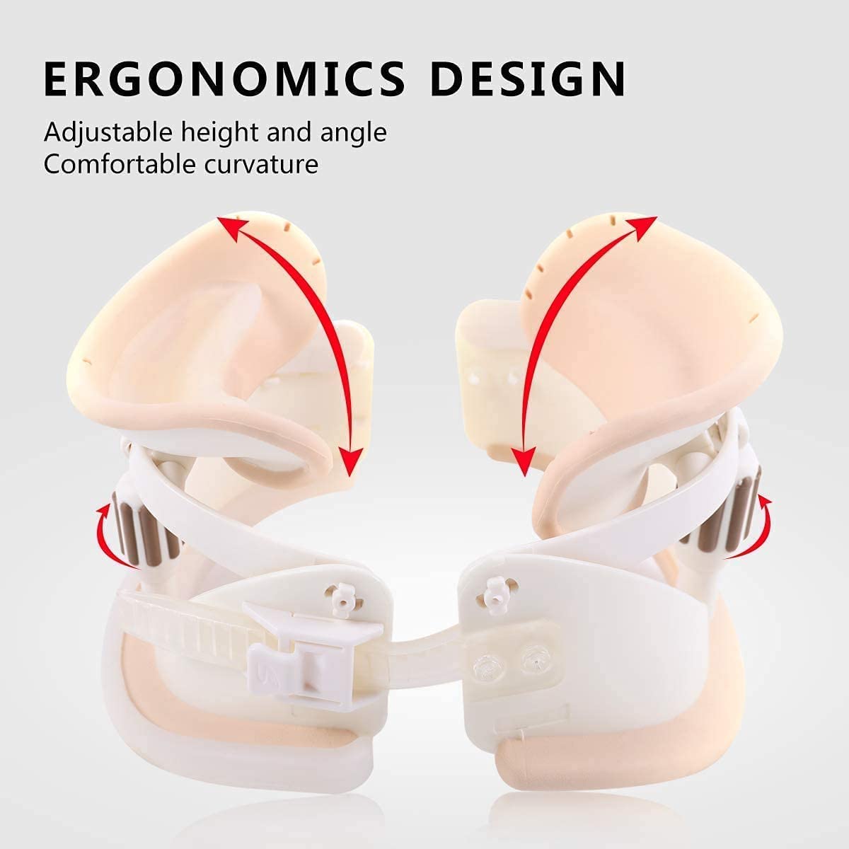 Collarín ortopédico Dispositivo de tracción Cervical para el Cuello|Soporte Ajustable para el Cuello|Alivia el Dolor de Cuello y la presión de la Columna