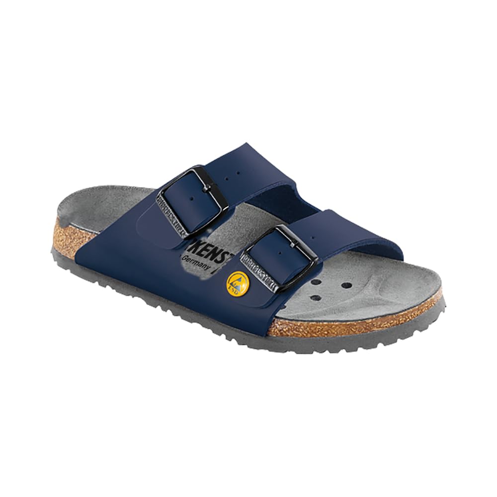 Birkenstock ESD-Sandale Arizona, Größe 37, blau, normal 089430-37 (Pantolette Schuh Halbschuh Latsche Zweischnaller Alpro P220 571030 571038 571040 571048 571050 571058 571060 571068 2570.571030)