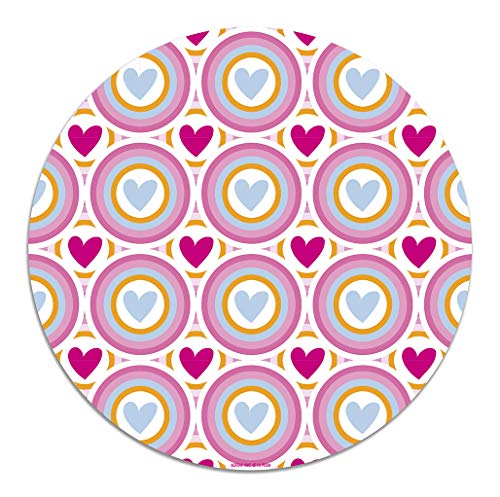 Panorama Agatha Ruiz De La Prada Alfombra Vinílica Redonda Hidráulico Azul Corazones Retro 100x100cm - Alfombra Cocina Vinilo - Alfombra Salón Antideslizante E Ignífuga - Alfombras Grandes Panorama Agatha Ruiz De La Prada Alfombra Vinílica Redonda Hidráulico Azul Corazones Retro 100x100cm - Alfombra Cocina Vinilo - Alfombra Salón Antideslizante E Ignífuga - Alfombras Grandes