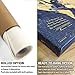 HolyCowCanvas Personalized Gold & Navy Textured Push Pin World Map on Canvas to Track Travels, World Map Pin Board, Holy Cow Travel Tracker (40x24, Rolled Canvas)