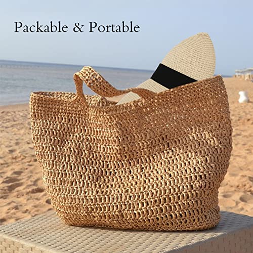 Sombrero de verano Surblue de paja para mujer miniatura 4