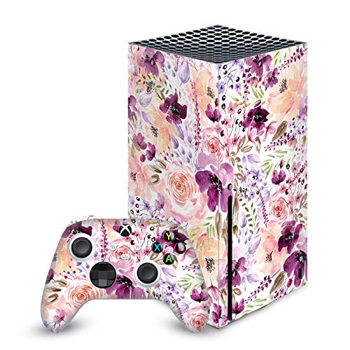 Autocollant vinyle Xbox Series X Chaos Floral Mix Head Case Designs