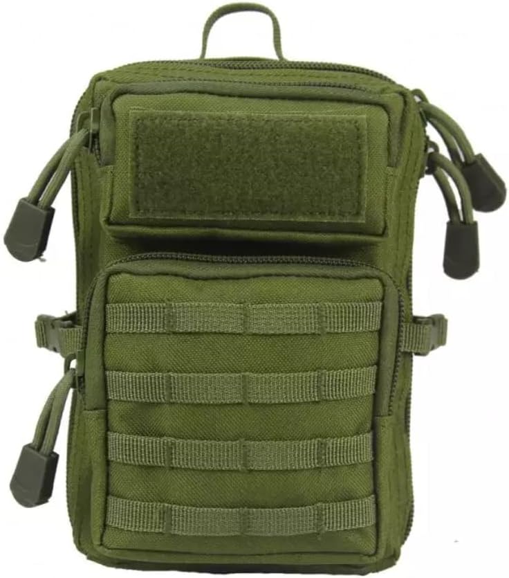 Miniatura 4 de JM Products - Bolsa táctica Molle - Bolsa de estilo militar con 3 bolsillos y bandolera