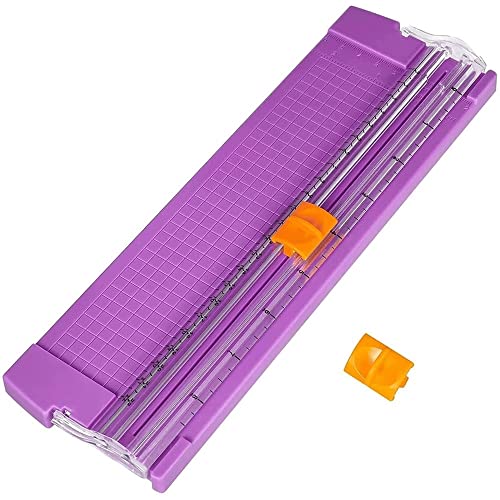Papierschneider A4 Papierschneider, Papierschneidemaschine mit Sicherheitsschutz Scrapbooking-Werkzeug zum Schneiden von Papierfotos oder Etiketten Papierschneider & -Schneider