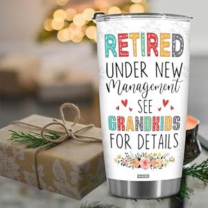 WHIDOBE Retired Tumbler Retired Under New Management See Grandkids For Details Tumbler Funny Happy Retirement Gift For Grandma Women From Grandkids On Mothers Day Birthday Anniversary Christmas WHIDOBE Retired Tumbler Retired Under New Management See Grandkids For Details Tumbler Funny Happy Retirement Gift For Grandma Women From Grandkids On Mothers Day Birthday Anniversary Christmas
