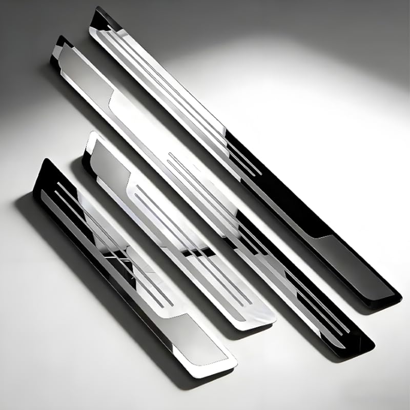 4 Pièces Seuil de Porte pour BMW 5 Series F11 Touring 2011-2016, Protection de Seuil Acier Inoxydable Accessoire de Voiture Protection de Bordure