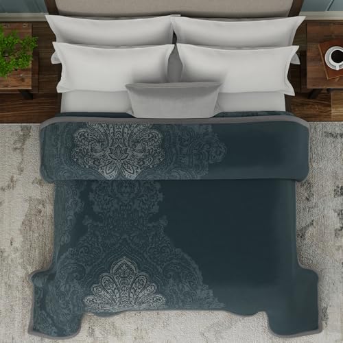 Image of MYTRIDENT Blanket for Winter Double Size, Classic Snug Stories Collection, 5 Kg Blanket Double - Andrew