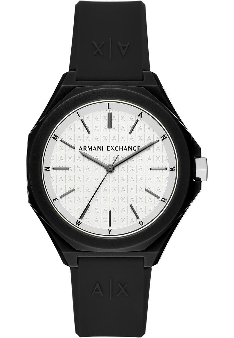 Armani Exchange Reloj Análogico-Digital para Hombre de Automático con Correa en Poliéster AX2872