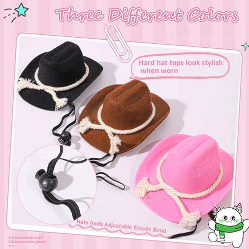Set de disfraz cowboy para mascotas 6 piezas S miniatura 3