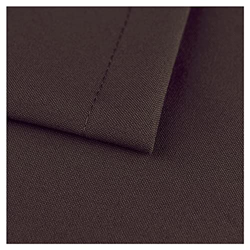 Linge de table de qualité supérieure StoffTex nappe chocolat pour salle à manger - 6