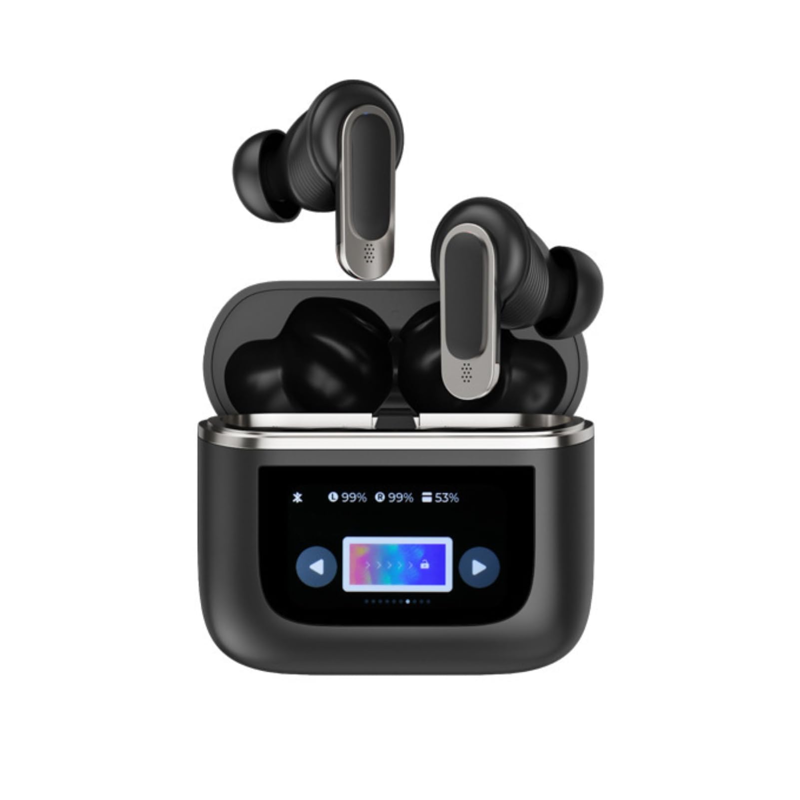 Language Translator Earbuds, Supports 74 Languages & 70 Accent & 4 Modes, Bluetooth 5.3 Noise Reduction Online Translation Real Time, Translator Devices with APP, for Travelling Learning Business