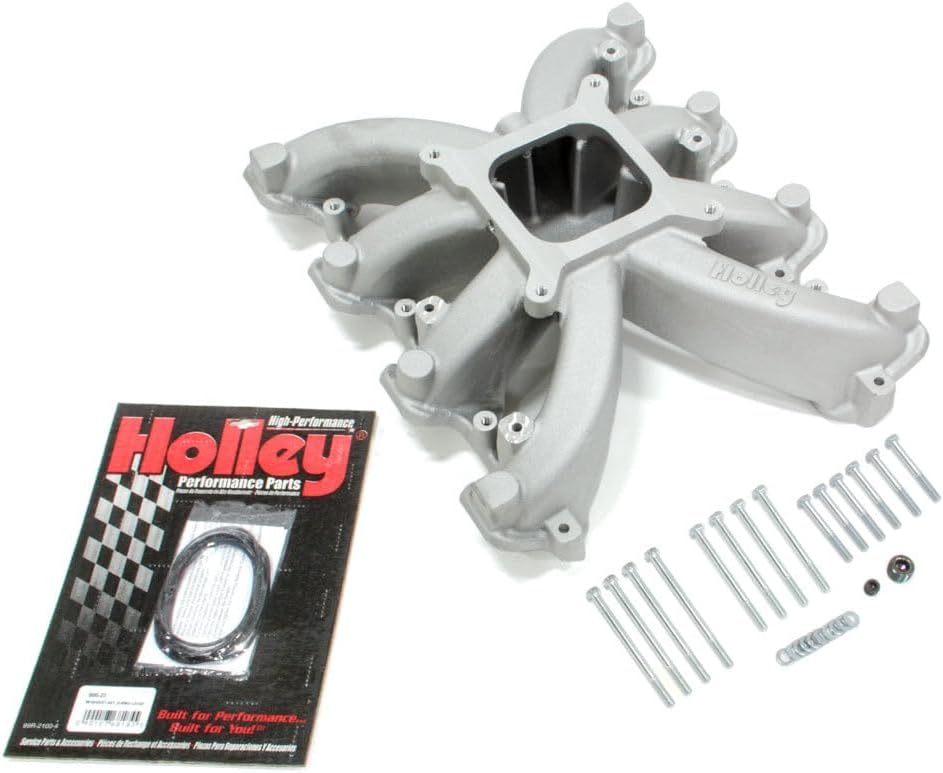 Holley 300-131 Left Side Single Plane Mid-Rise Intake