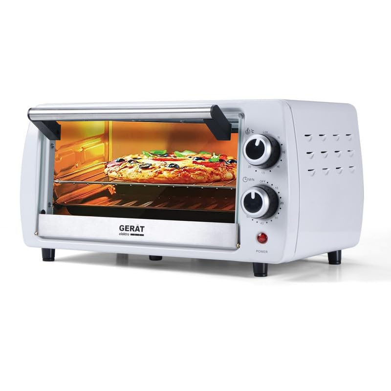 Product image of GERAT OTG 10L | Temperature Control Knob, Temperature Range From Low to 230°C, 60 Minutes Timer, 230V-50Hz, 800W | 1 Year Warranty, White
