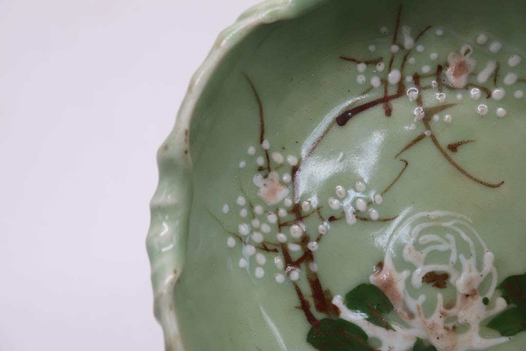 中国 清時代 南京山水紋湯鉢 共箱 送料込み0521 中国 清時代