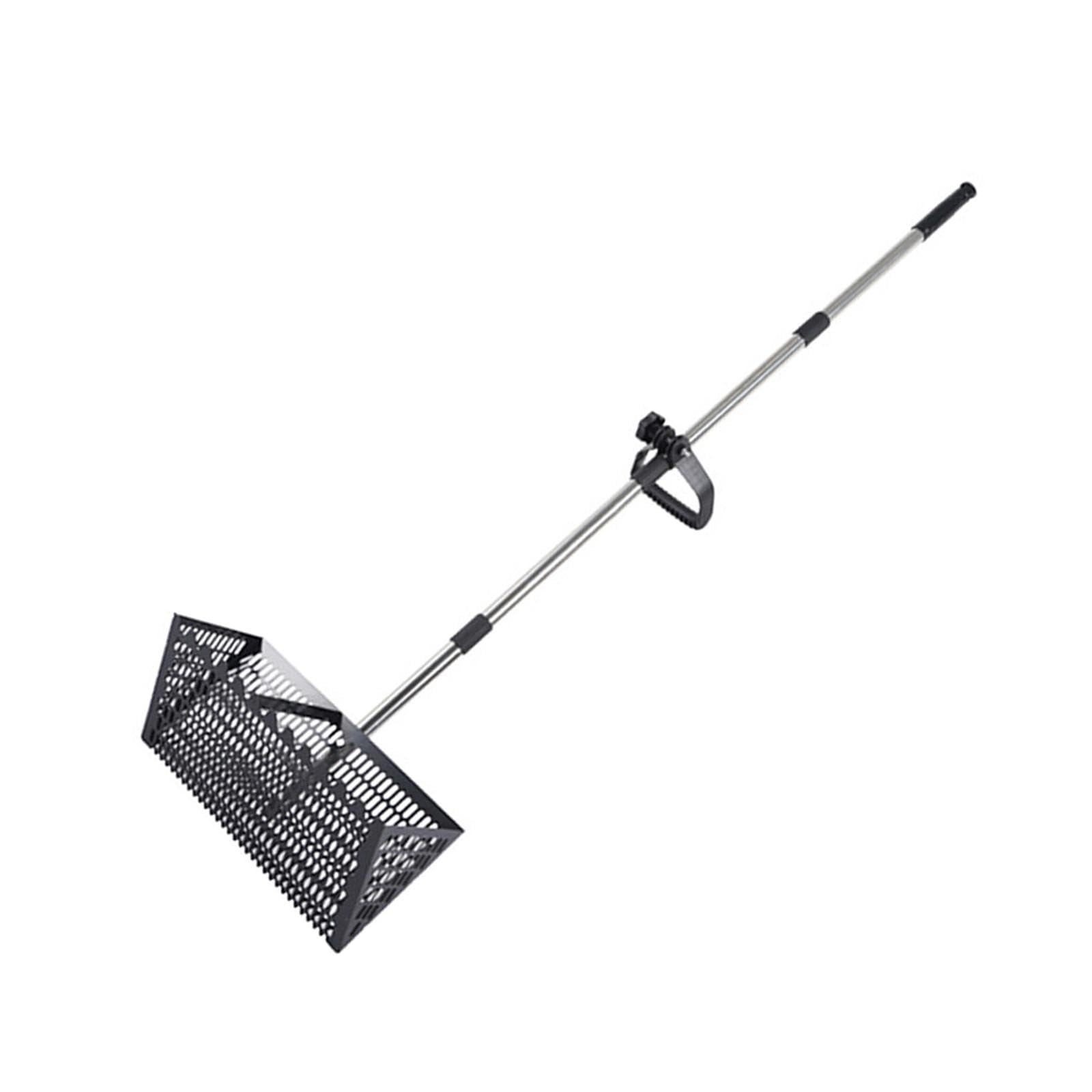 Sand Rake Extendable Cat Litter Scoop Adjustable Long Handle Convenient Multifunctional Stainless Steel Deep Scooper