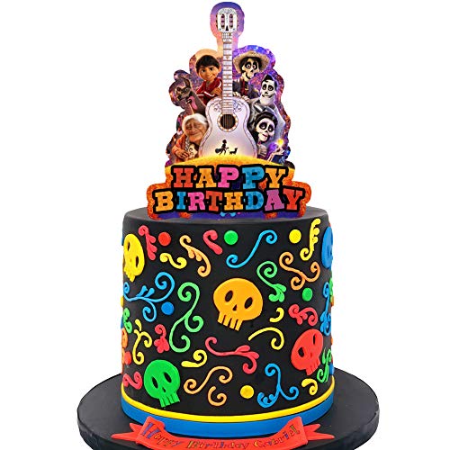 25-Piece Coco Cake & Cupcake Topper Set – Disney Party Supplies, Birthday Cake Decorations For Kids