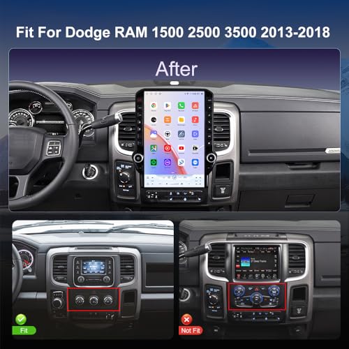 Radio 4G 14.5 pulgadas para Dodge RAM 2013-2018 miniatura 2