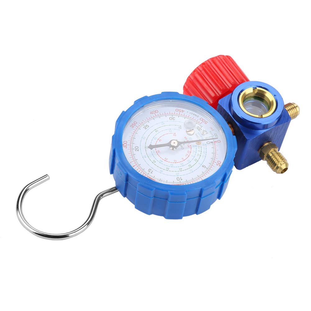 Klimaanlagen-Manometer R 410A Manometerventil 500 Psi mit Visuellem Spiegel