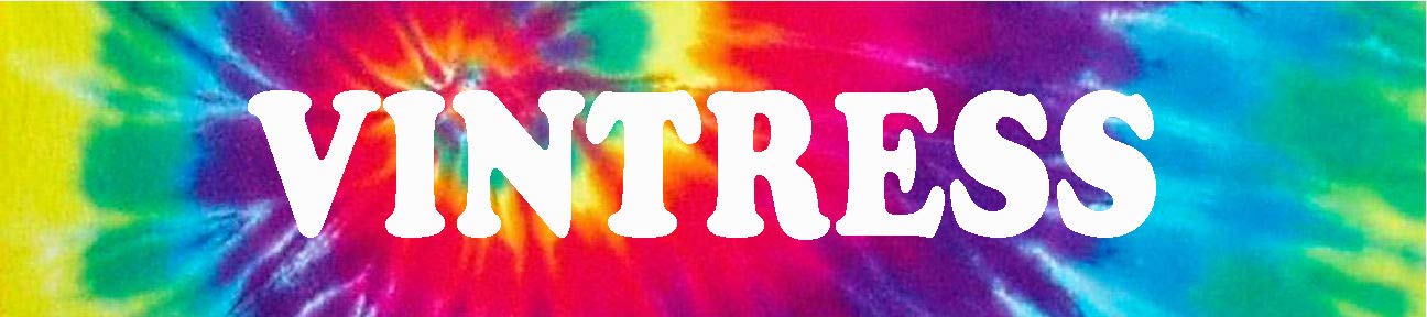 VINTRESS Groovy Cool Tie Dye Look 8" Wide Magnet for use on Any Steel Surface