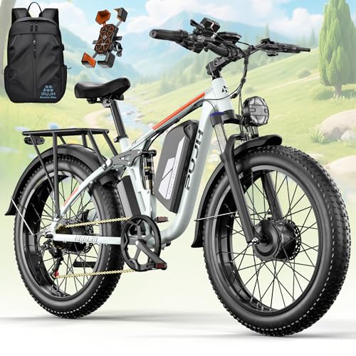 PHJU 6000W Dual Motor Electric Fat Tire Bike