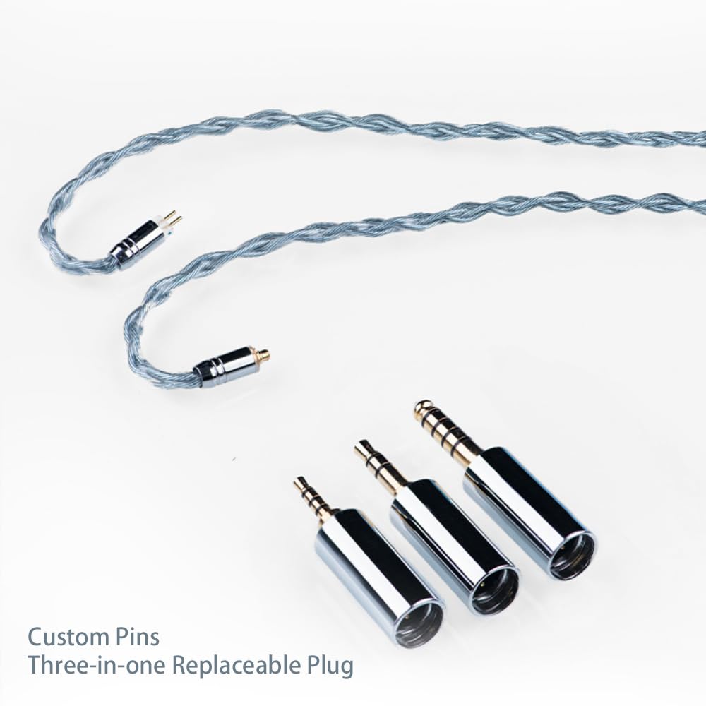 EPZ DP13　イヤホンケーブル Amazon.co.jp: Hifi Kingdom EPZ DP13 単結晶銅銀メッキグラフェン