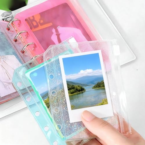 Hojas protectoras transparentes M5 y fundas para documentos con cremallera de 5 anillas 2