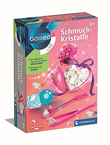 Clementoni Galileo Lab – Schmuckkristalle, Spielzeug für Kinder ab 8...