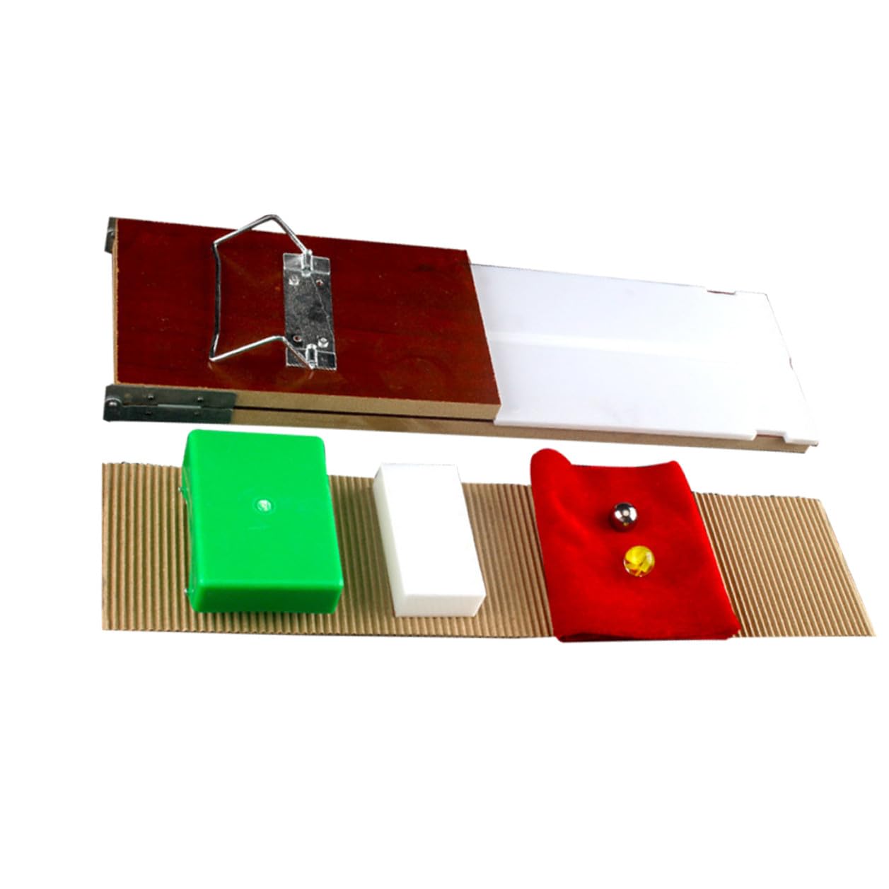 IMIKEYA Kit per Esperimenti di Fisica Materiali in Plastica, Dispositivo Educativo Facile da Usare per Studenti, per Uso in Aula a Casa