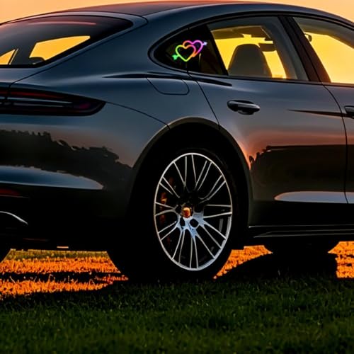 Luces de neón automotrices solares que eliminan cables en ventanas de furgonetas y RV 3
