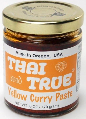 Thai and True Curry Paste, Yellow - 6 Oz Jars (3-pack)