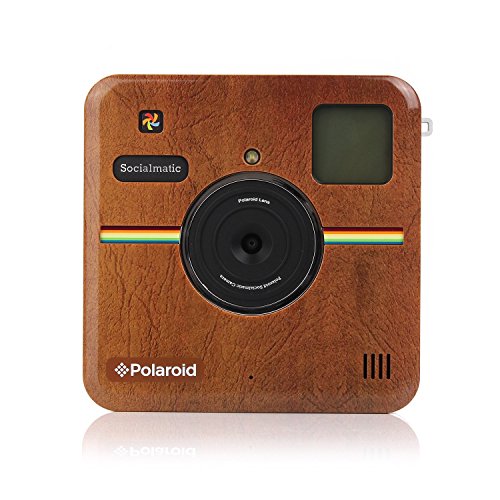Polaroid Custom Designed Front Plate for Polaroid Socialmatic - Matte Brown Leather Look [sAi]