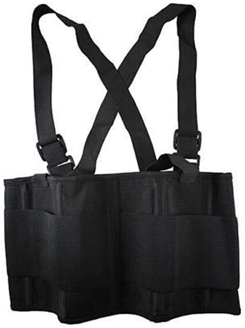 Korektor postawy kręgosłupa, pas do korekcji postawy pleców i ramion, pas podtrzymujący kręgosłup, gorset na plecy(Black-XL)
