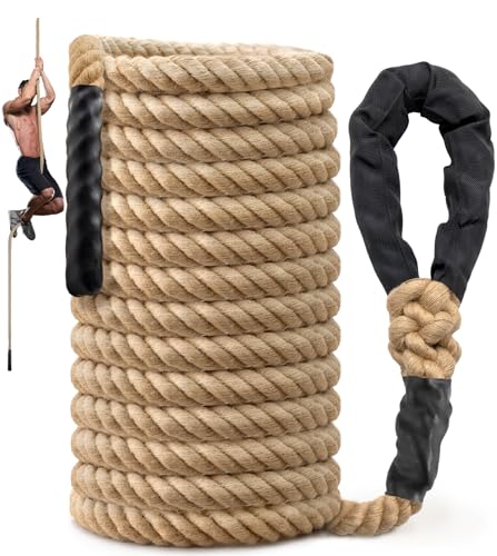 Corde d'escalade de gym anti-glisse en jute épais pour entraînement