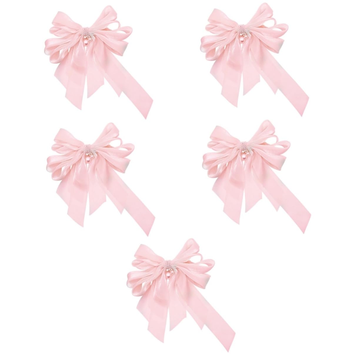 FRCOLOR 10pezzi Fermaglio Per Fiocco Perle Per Donne e Ragazze Accessorio Elegante Per Feste Cerimonie e Uso Quotidiano Per Ogni Occasione
